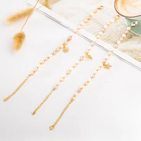 fresh water pearl new starfishletterflower bracelet womens temperament color preserving hand jewelry wholesale