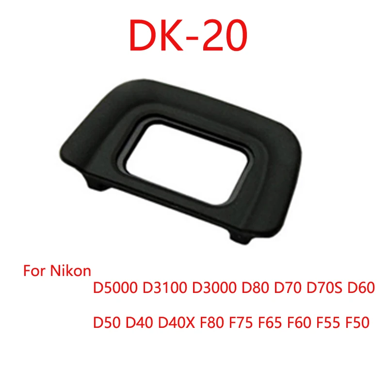 

100pcs/lot DK-20 DK20 Rubber Eye Cup Eyepiece Eyecup for Nikon D5000 D3200 D3100 D3000 D80 SLR Camera