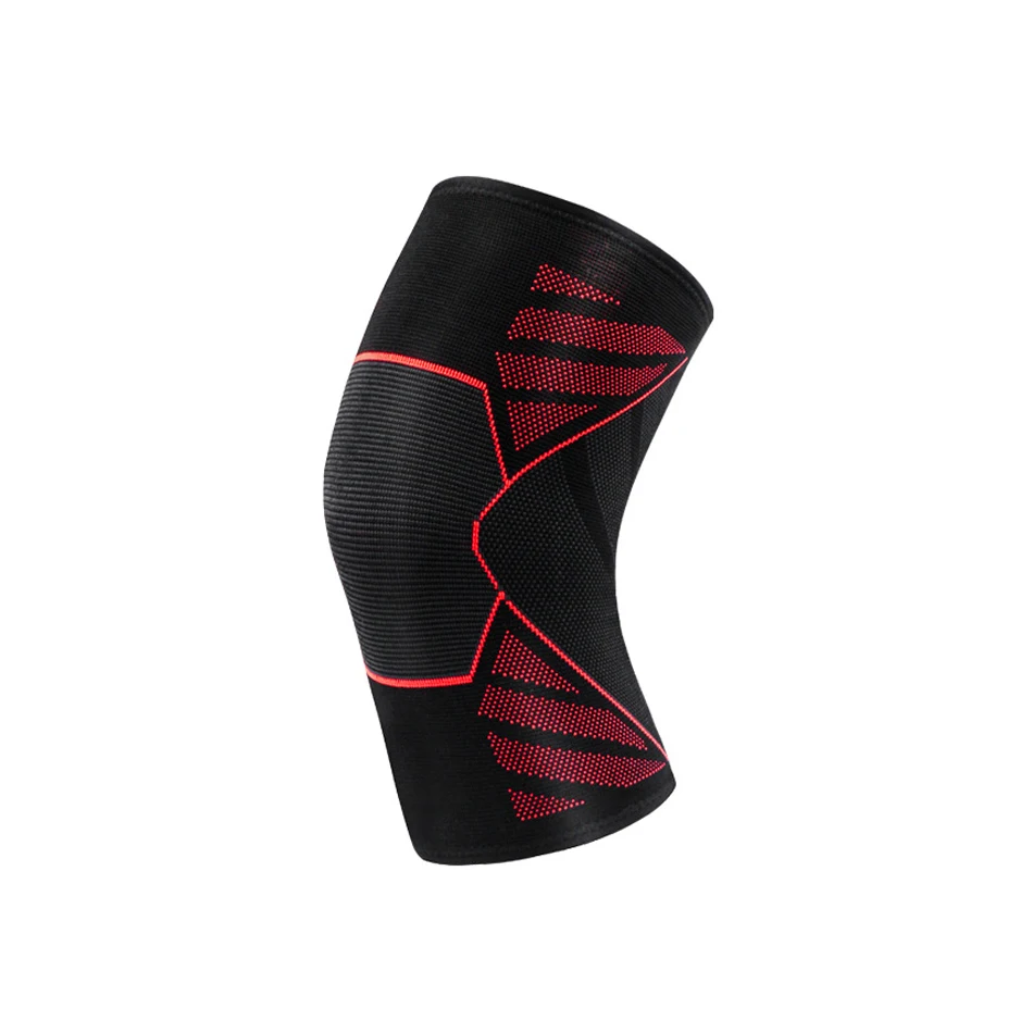1 Piece Red WorthWhile, 1 шт., эластичные наколенники для занятий спортом, тренажерного зала, фитнеса, нейлоновые наколенники для бега, баскетбола, защита для волейбола - Цвет: 1 Piece Red