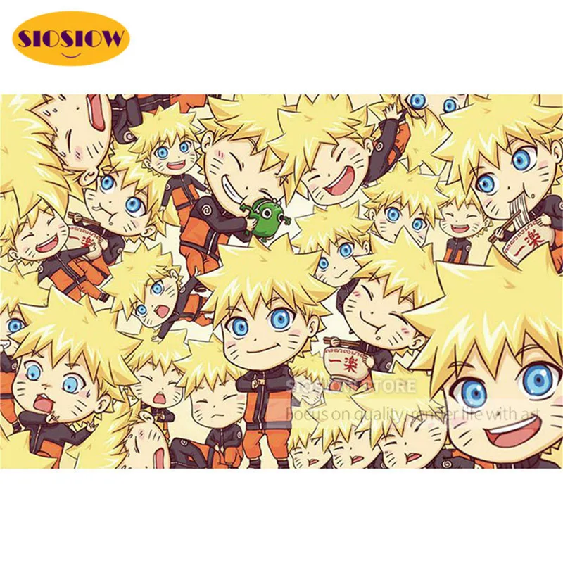 Набор для алмазной вышивки Наруто картина 5D сделай сам с аниме рисунком мозаика