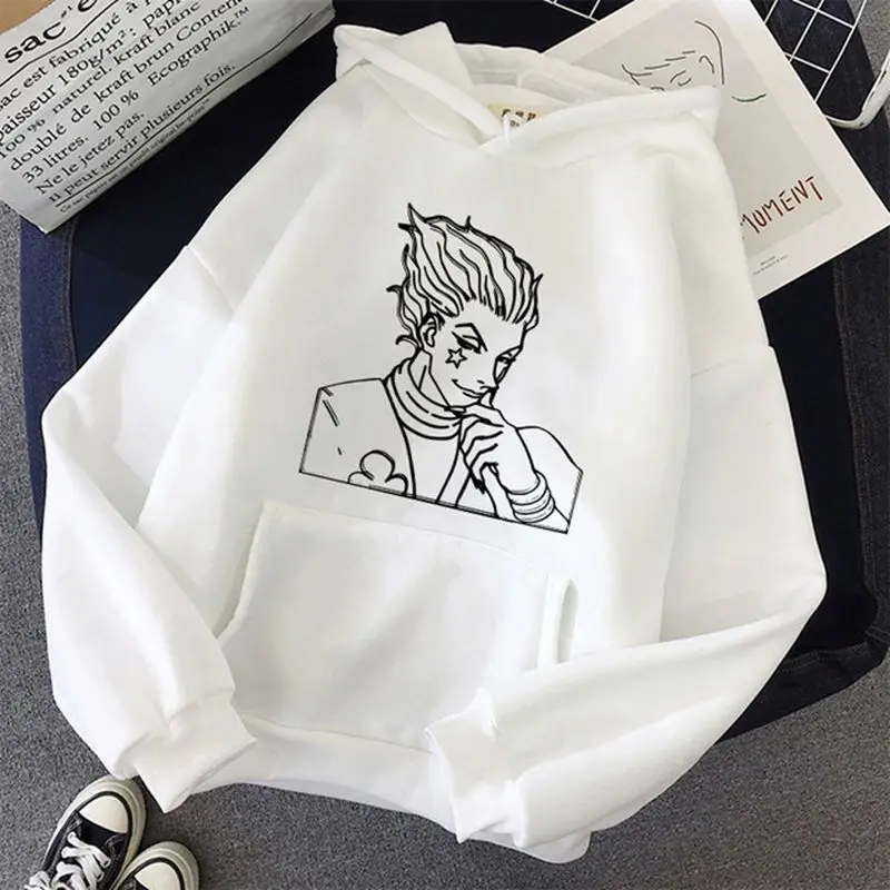 

Tenguatelier Hunter X Hunter Hoodies Cartoon Sweatshirt Oversized Hoodie Anime Killua Hoody Women Men Streetwear Tops