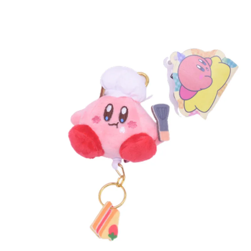 6 см Takara Tomy стилей Kawaii Kirby Star брелок для косплея милый Декор девочек плюшевый кулон