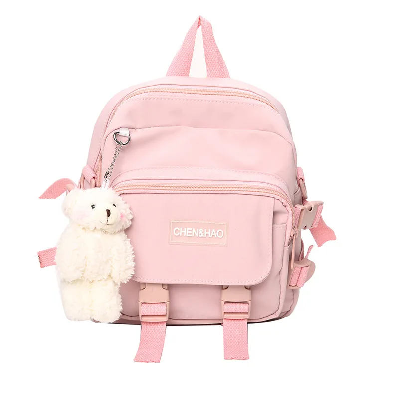 

NEW Real Photo 2020 Cute Cartoon Schoolbag Korean Harajuku High School Students Multifunctional Backpack