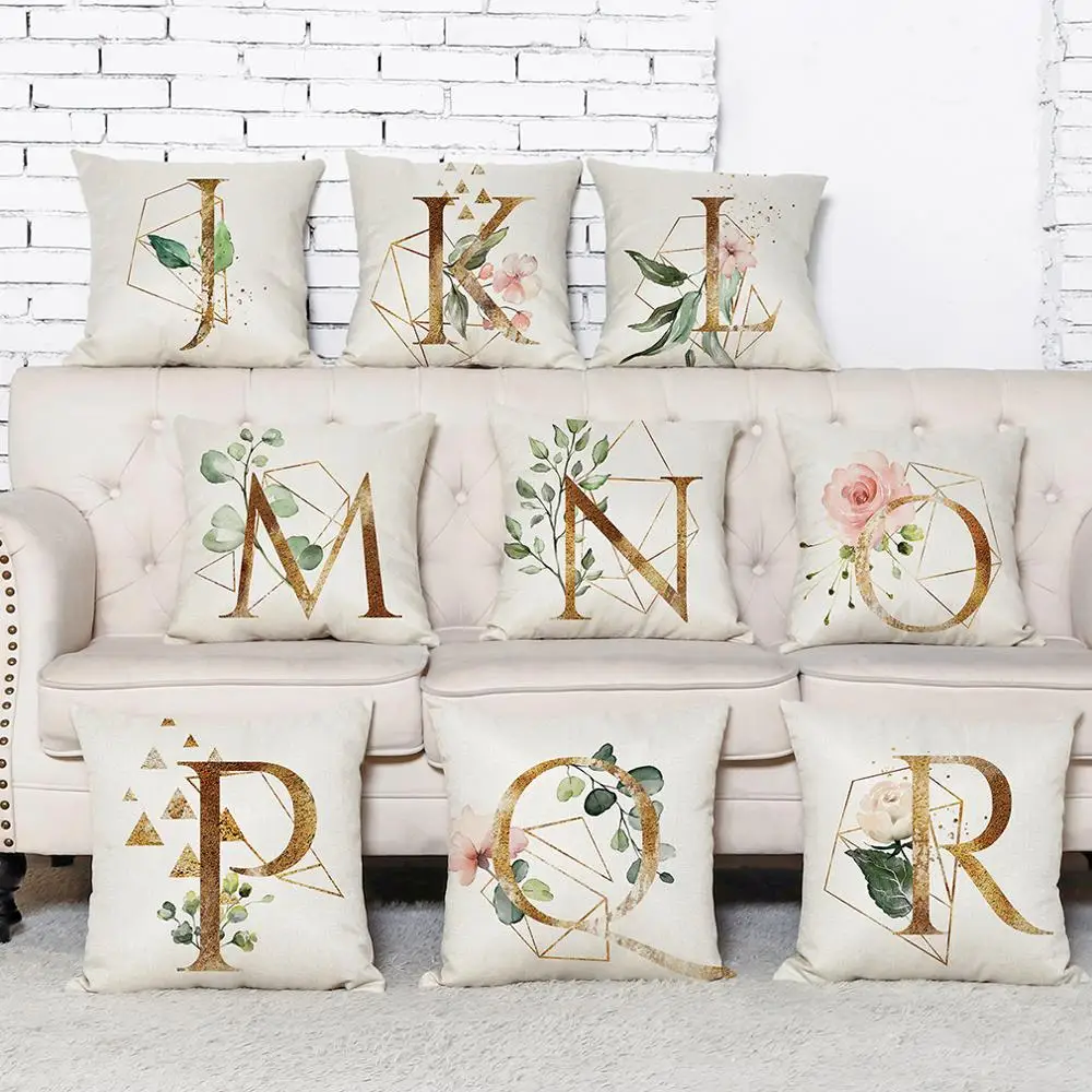 Новинка домашний декор наволочка с буквами на английском языке подушка 45