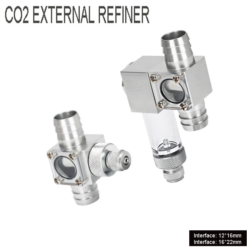 

Fish tank, visual external refiner, carbon dioxide atomizer, bubble counter, CO2 diffuser, aquarium accessories 12mm 16mm