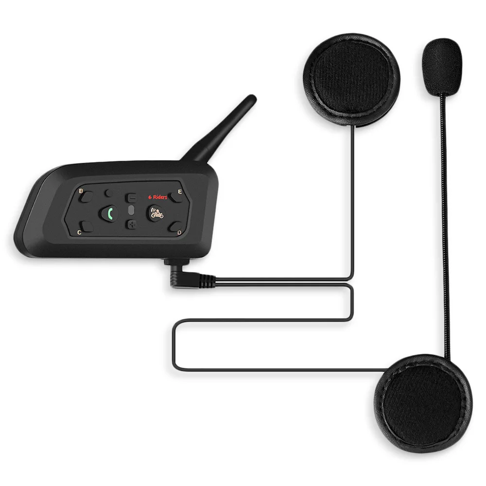 Vnetphone мотоциклетный шлем гарнитура портативный приемопередатчик Bluetooth IP65 1200m 120h