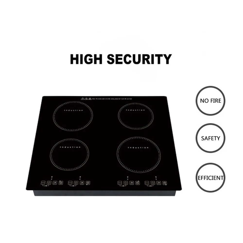 

Household Electric Hob Four Burners Indution Cooker Cooktop High-power Kitchen Appliances Induction Cooker Stove