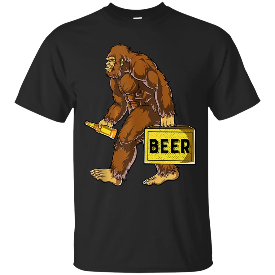 Мужская бутылка пива Bigfoot Sasquatch питьевой вечерние футболки Размер M-3XL для