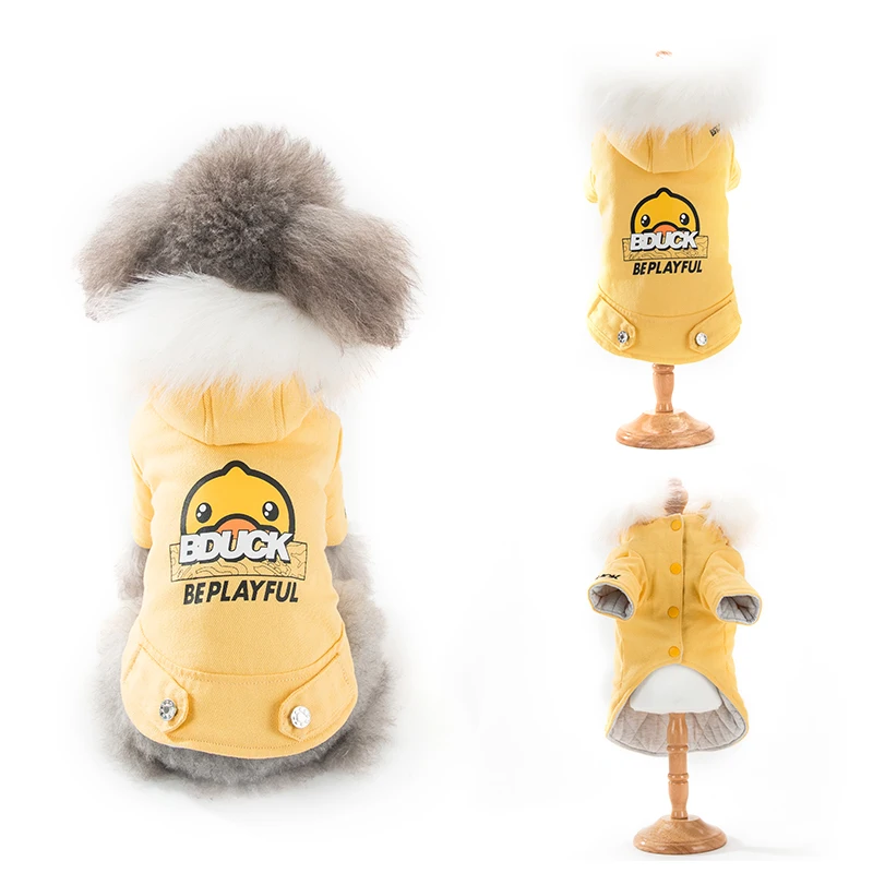 Hipidog новинка Лидер продаж милое плотное хлопковое зимнее пальто для собак зимняя