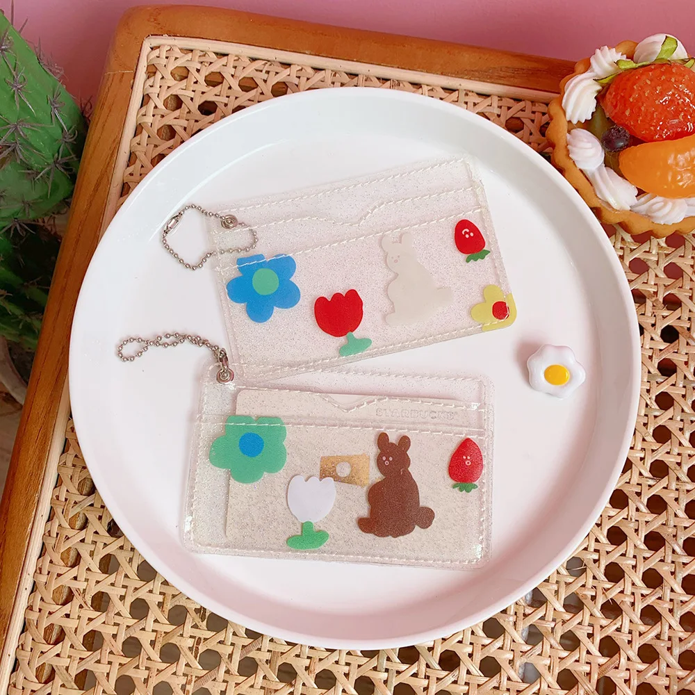 

Sharkbang New Arrival Kawai Bling Bear Portable ID Credit Bank Bus Card Holder Cute Card Protective Case School Stationery