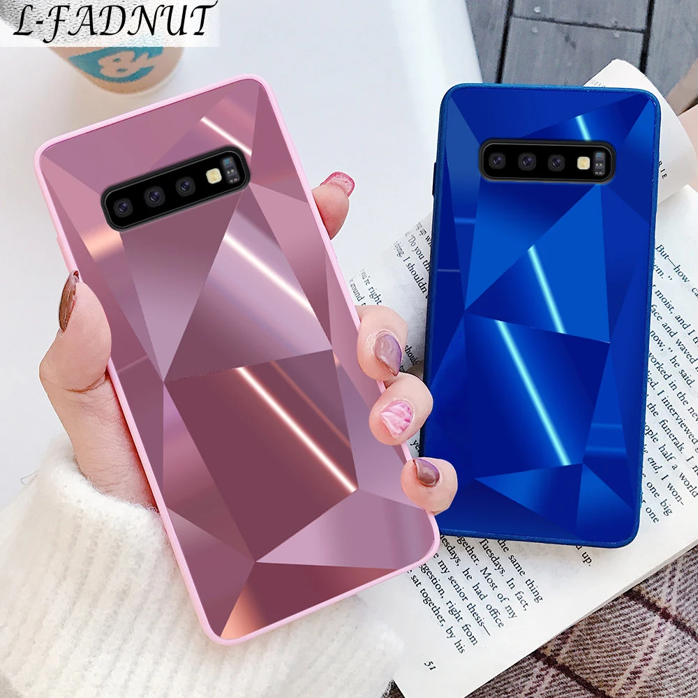 L FADNUT гибридные 3D глянцевые облегающие Чехлы для Samsung Galaxy S10e S10 S8 S9 Plus силиконовый