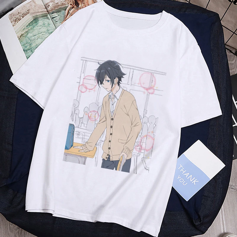 

Hori San To Miyamura Tshirt Japanese Anime Horimiya Women Kawaii T-shirt Girl Kun Tumblr Graphic Tees Ulzzang Top Couple Clothes