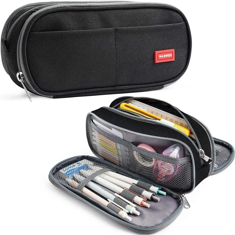 

Тканевый чехол для карандашей большой емкости, креативный чехол для ручек и карандашей, канцелярские принадлежности для школы и офиса, канцелярские принадлежности 050052