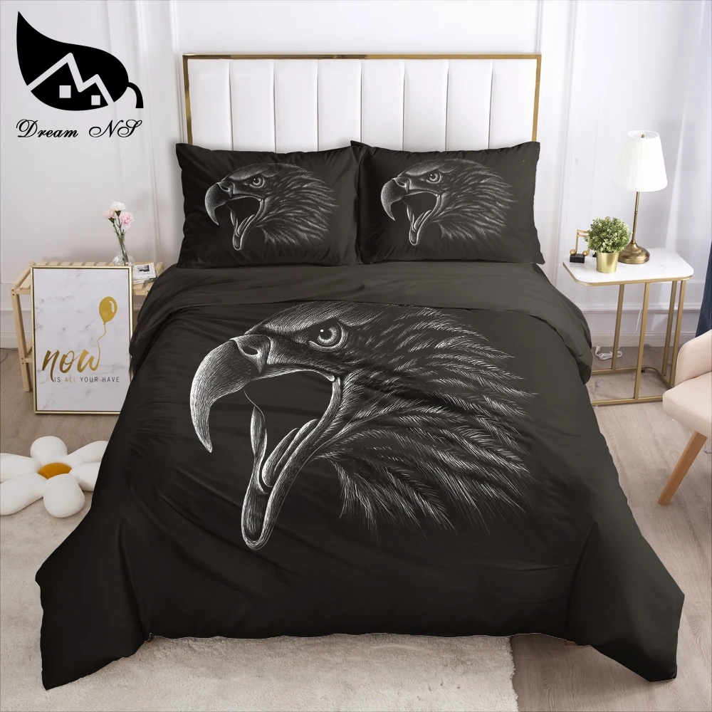 Dream NS premium black Bedding set art hand painting King Queen Bedding Home Textiles Set Bedclothes Duvet juego de cama