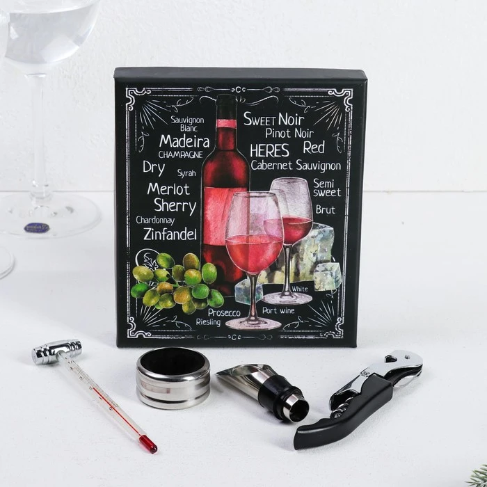 Набор для вина в картонной коробке Merlot 14 х 16 см |