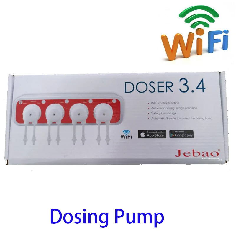 JEBAO Coral Cylinder Automatic Titration Pump Peristaltic Pump Auto Dosing Pump Timing DP2 DP3 DP4  DP5