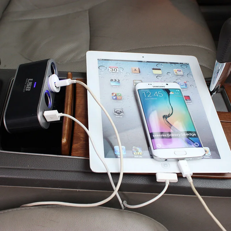 Shunwei автомобиль с USB одна точка три прикуривателя гнездо SD1910|Все для уборки| |