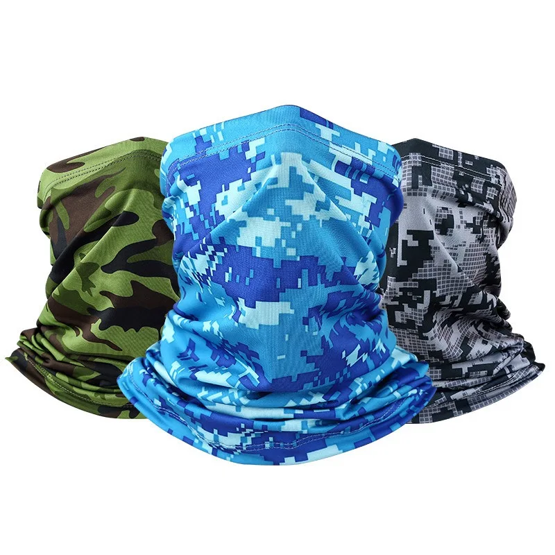 

Летние шарфы для лица, трубчатая маска для головы, модная Военная маска, защита от УФ-лучей, защита для шеи, чехол для мужчин и женщин