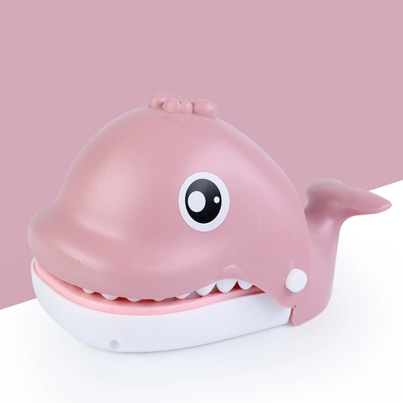 

Cute Playing Toy Whale Mouth Dentist Bite Finger Interactive Game Funny Gags Toy Children Gift