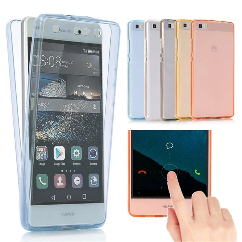 Двойной Мягкий силиконовый чехол для Huawei P30 P20 P10 P9 P8 Lite 2017 Honor 10i 8A Y6 Y7 2019 P Smart Mate 10 20