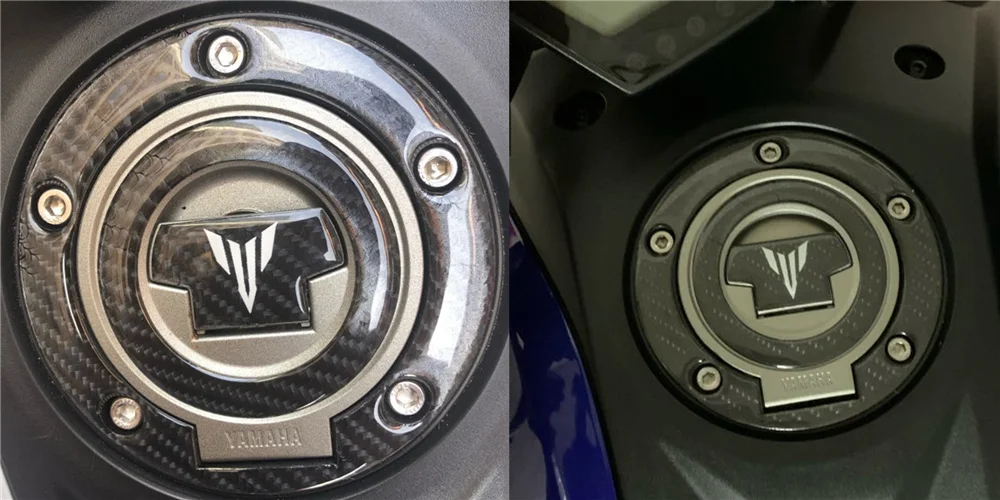 

3D Carbon Fiber Fuel Tank Cap Sticker Protector MT Fit MT-07 MT-09 Mt07 Mt09 FZ-07 FZ-09