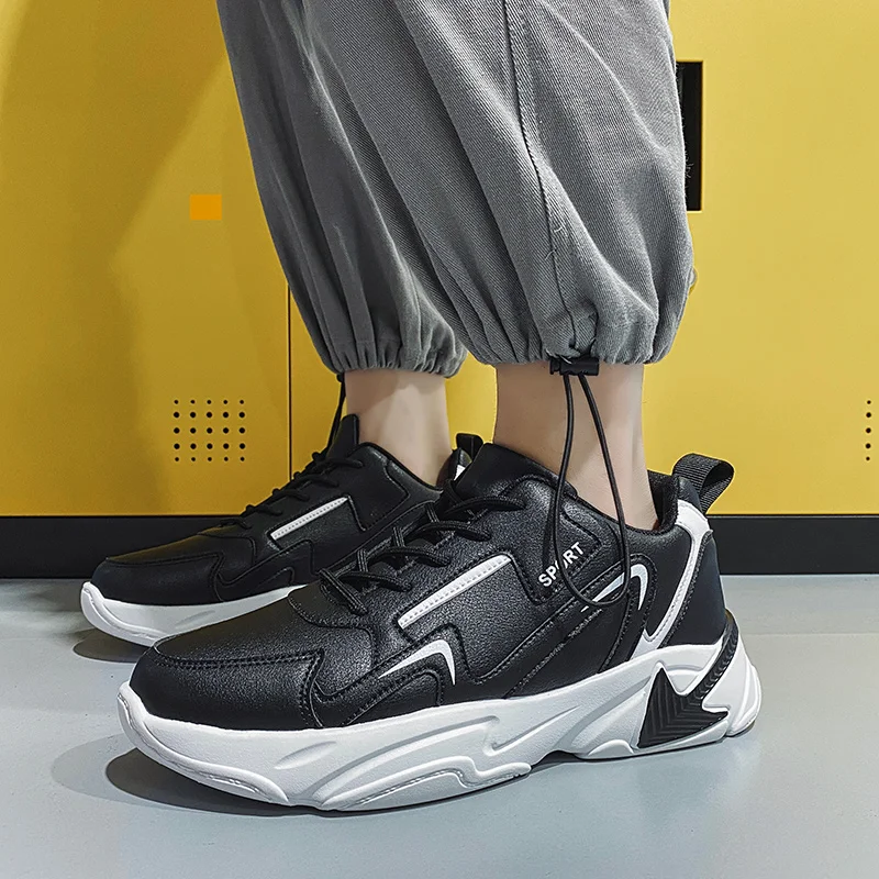 

New Men Shoes Casual White Sneakers Mens Trainers Sport Outdoor Footwears Leisure Brand Shoes Men Tenis Masculino Adulto 2021