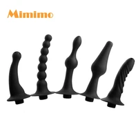 silicone new douche enema syringe shower cleaning head anal beads butt plug nozzle tip erotic gay sex toy for women men sex shop