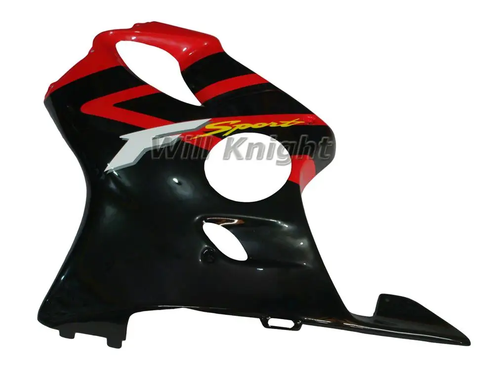 Черный красный кузов впрыска комплекты мотоциклетных обтекателей для Honda CBR600 F4I