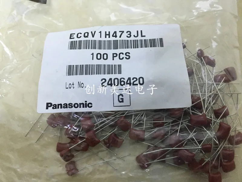 

Оригинальный новый 100% металлический пленочный конденсатор ECQV1H473J 50V0.047uf вместо 63 в (индуктор)