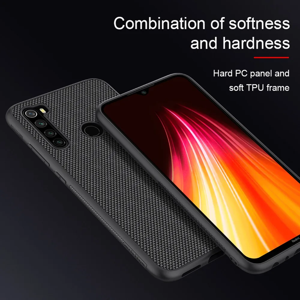 Для Xiaomi Redmi Note 8 чехол NILLKIN текстурированная нейлоновая задняя крышка прочный