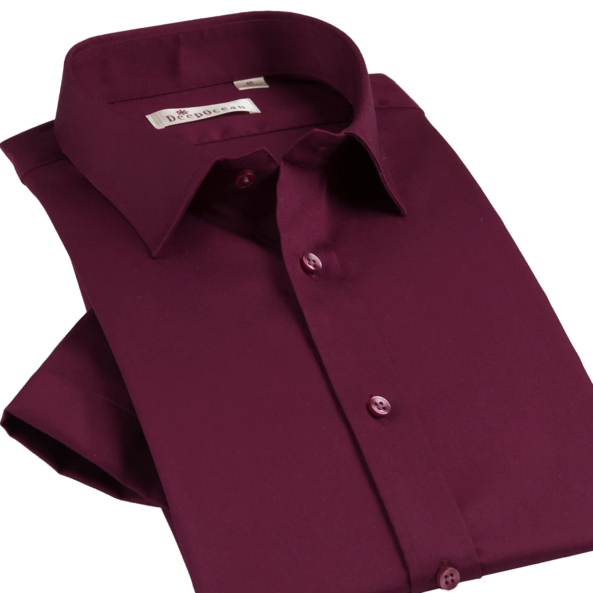 Рубашка DEEPOCEAN мужская из мерсеризованного хлопка деловая сорочка с заостренным
