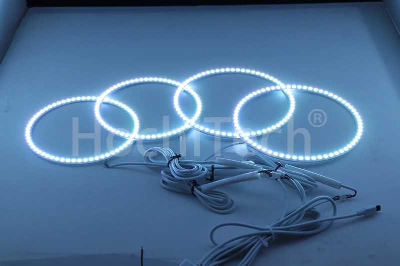 Ультра яркий 5050 SMD многоцветный RGB светодиодный набор ангельских глаз с пультом дистанционного управления для Chrysler 300C 2004 2005 2007 2008 2009 2010