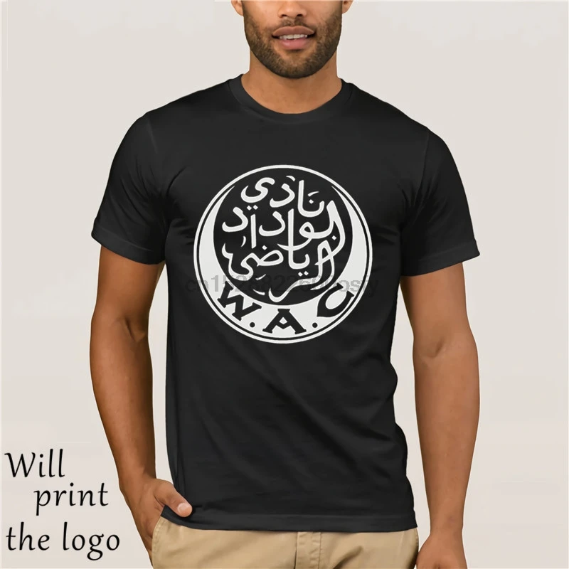 Wydad Athletics Club Casablanca WAC Morocco club мужская футболка Повседневная Camiseta футболки 100% хлопок