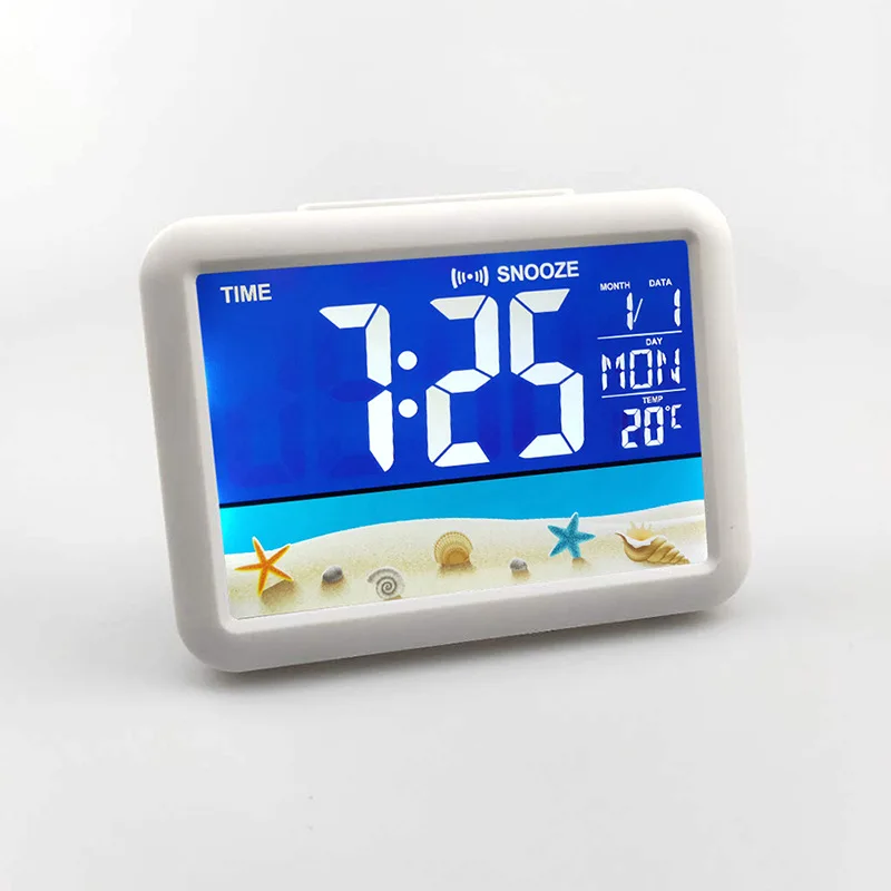 Современные электронные настольные часы креативные цифровые с ЖК-дисплеем и