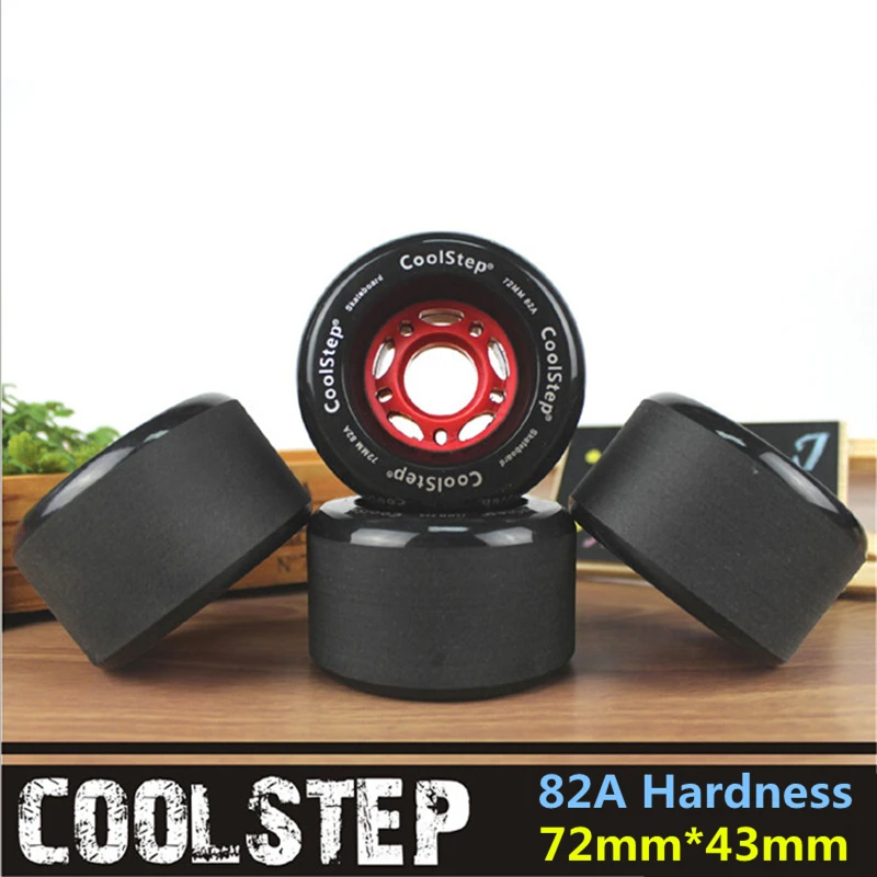 4 шт./лот колеса для скейтборда с матовой поверхностью диаметр 72 мм 70 аксессуары