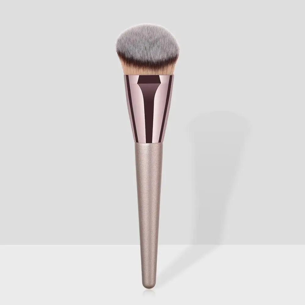 Bronzer brush Pro1pcs рассыпчатая пудра для лица кисти макияжа румян деревянная ручка