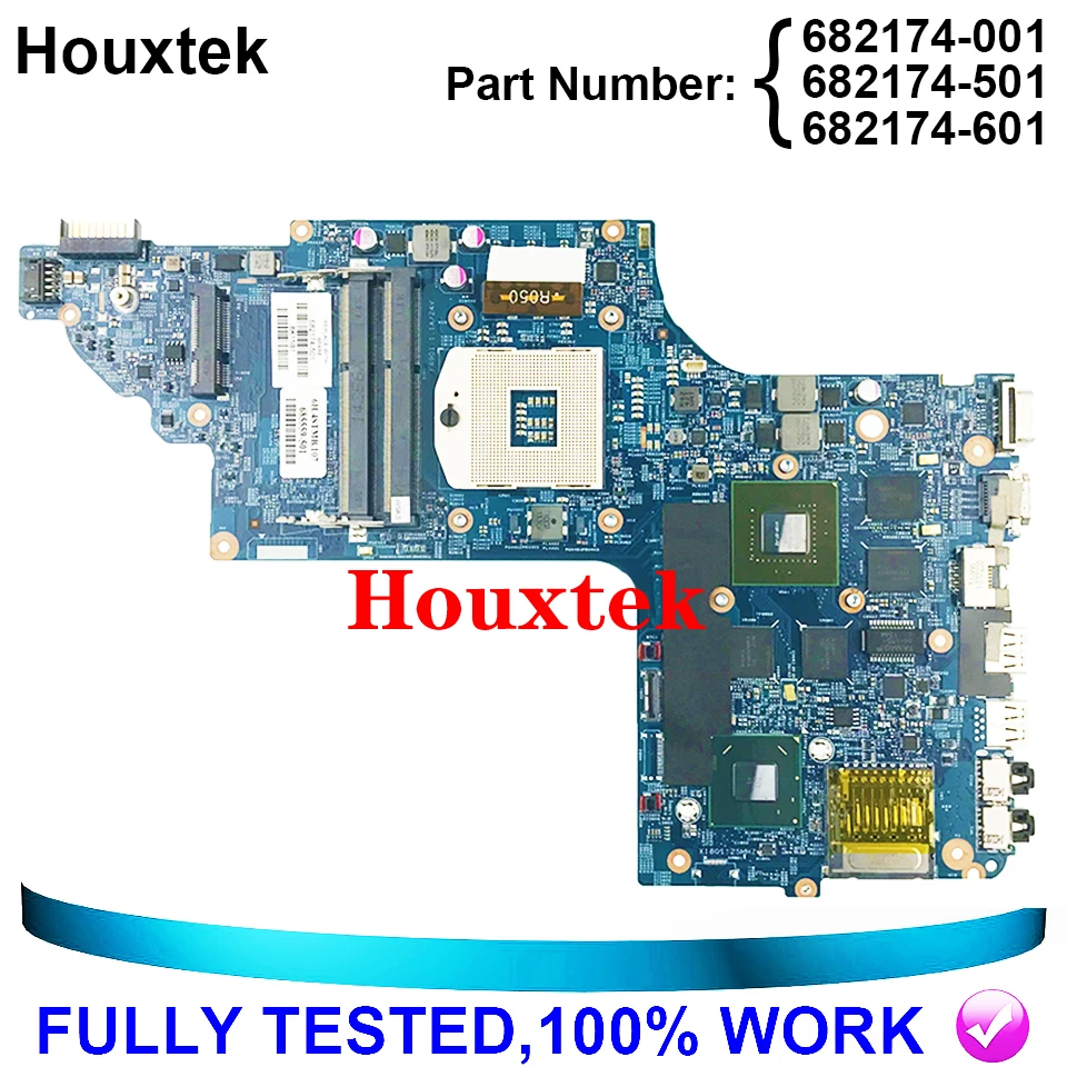 

682174-501 682174-001 for HP Pavilion DV6 DV6T DV6-7000 Series Motherboard with HM77 GT650M 2GB Video Card Fully Tested