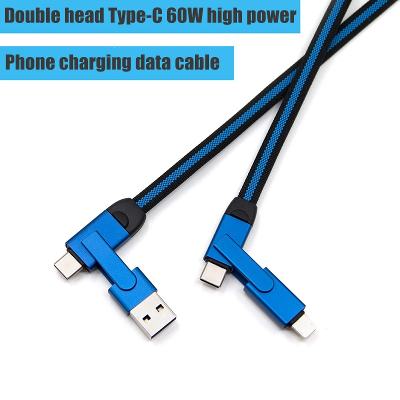 Адаптер зарядного кабеля PD USB C Type-c, преобразователь порта micro USB, передача данных, Мощное зарядное устройство для USB-lightning, разветвитель для iphone