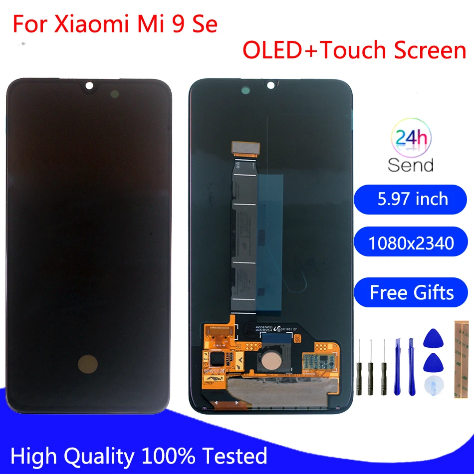 Enlarge AMOLED For Xiaomi Mi 9 SE LCD Display Touch Screen Digitizer Repair Parts For Mi9 SE M1903F2G Screen LCD Replacement