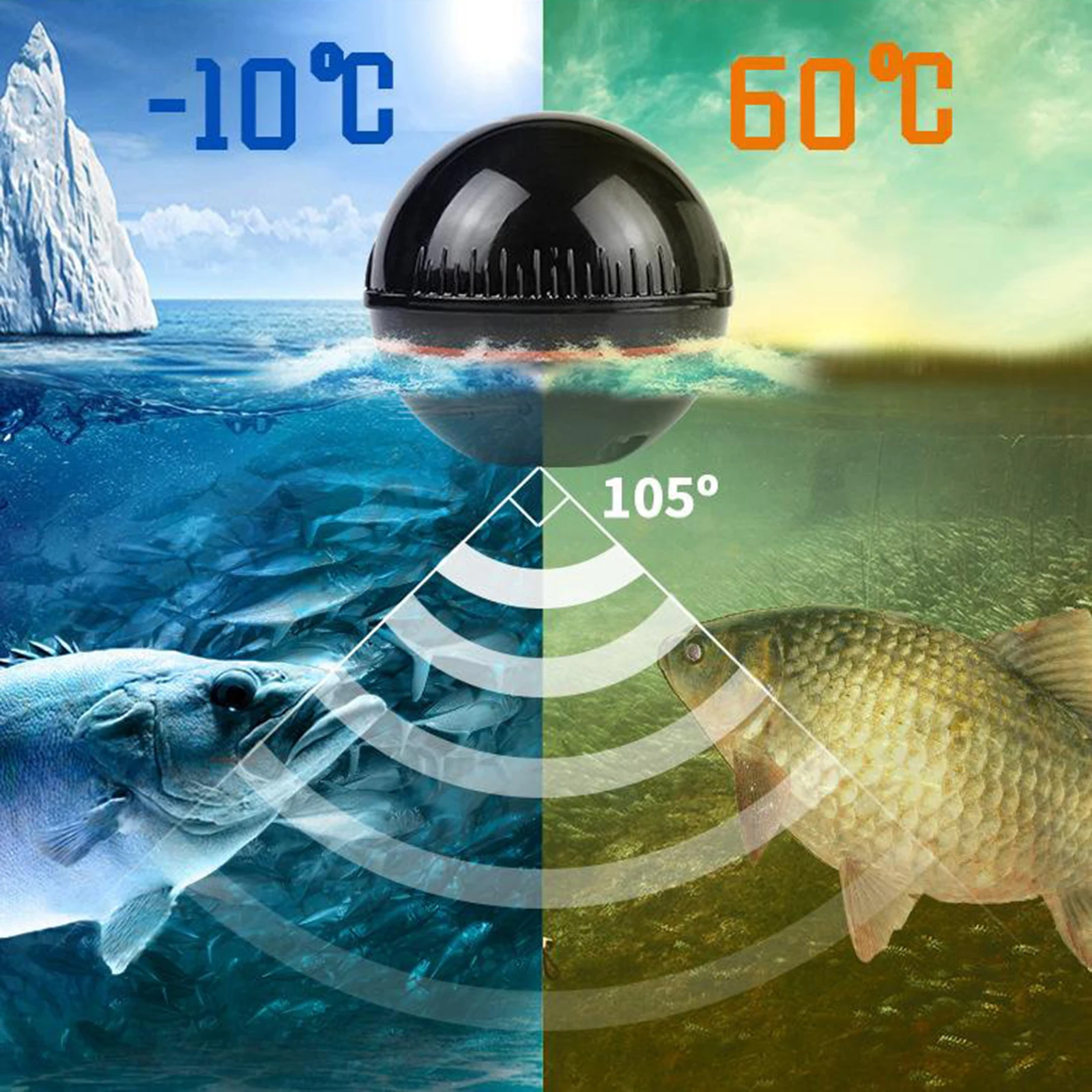 

Smart Sonar - GPS Portable Wireless Wi-Fi Feature Fish Finder