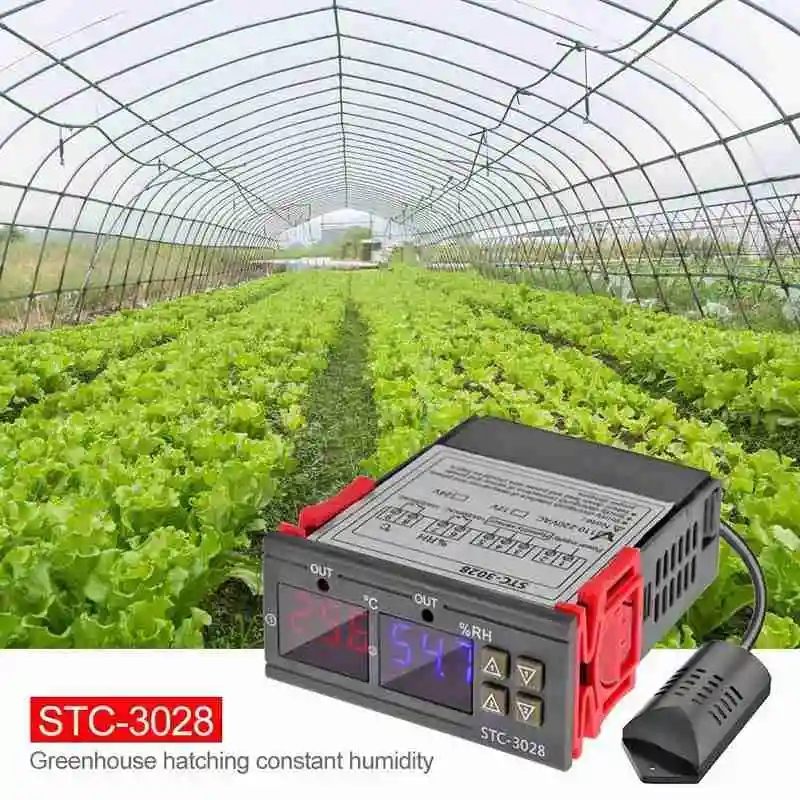 STC 3028 цифровой Температура влажности Управление Домашний холодильник