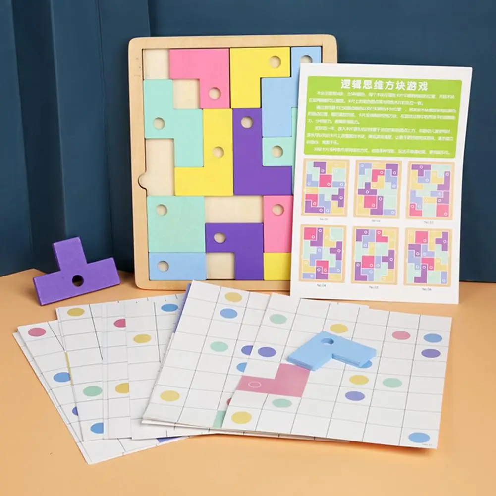 Деревянная детская подходящая русская коробка настольная игра головоломка