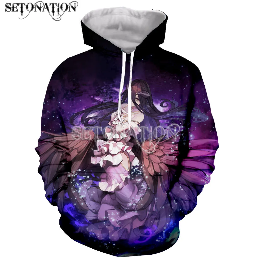 

Interesting Albedo Overlord New Fashion Long Sleeve 3D Printing Zipper/Hoodie/Sweater/Jacket/Men/Women Direct Sales