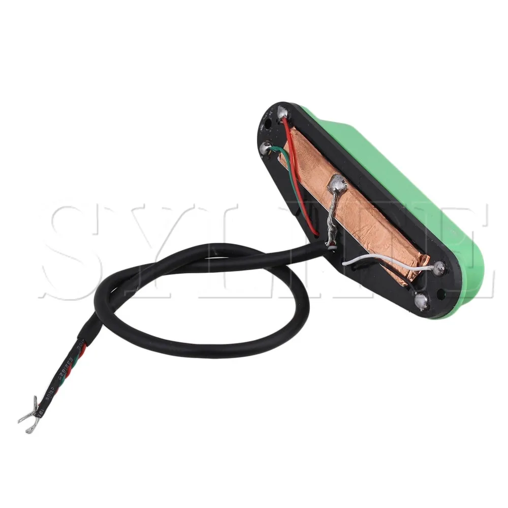 Укулеле электрическая гитара двойная рейка магнитный Humbucker Pickup 4 Wire Green|Детали и