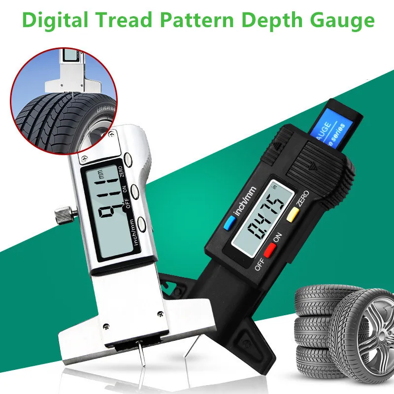 Фото Digital Car Tyre Tire Tread Depth Gauge Meter Measurer Tool Thickness Gauges Brake Pad Shoe Monitoring System Инструменты Digital Car Tyre Tire Tread Depth Gauge Meter Measurer Tool Thickness Gauges Brake Pad Shoe Monitoring System Инструменты