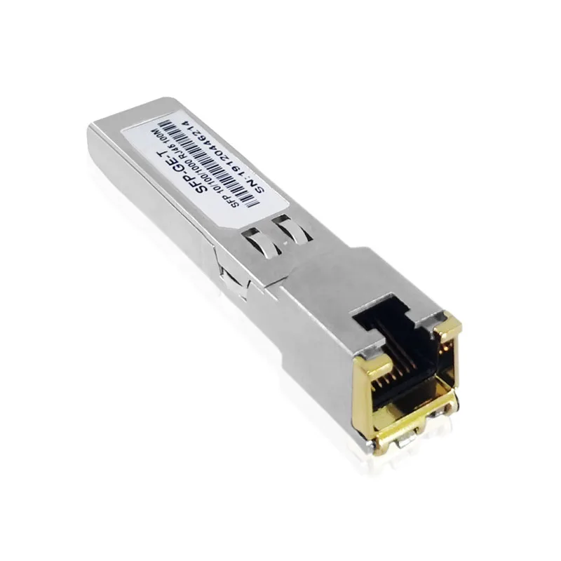 Модуль SFP Gigabit RJ45 10/100/1000 медный модуль трансивера совместимый с переключателем