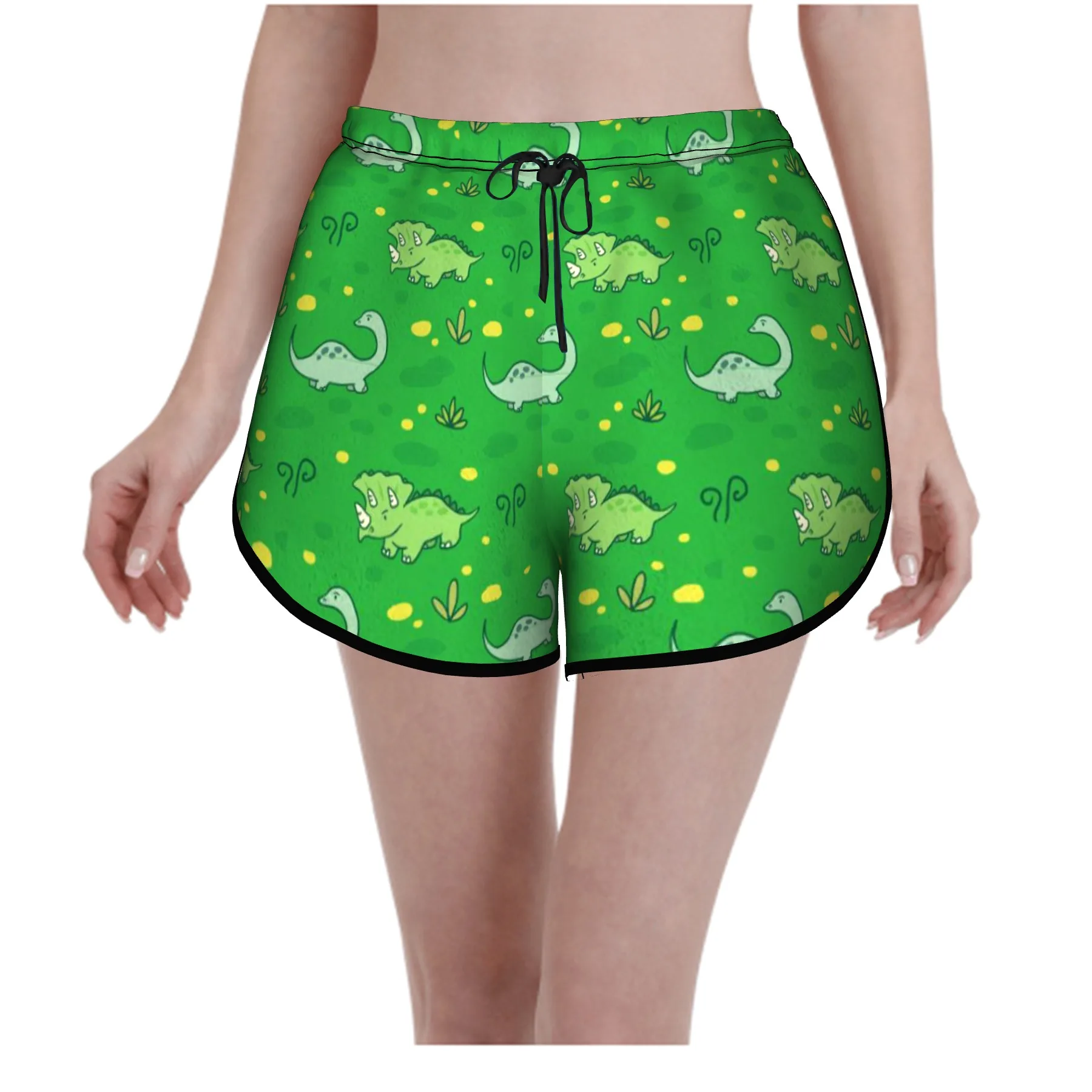 

Green Sports Shorts Women's Summer 2021 New Loose Casual Breathable Running Fitness Outer Wear Thin Simple