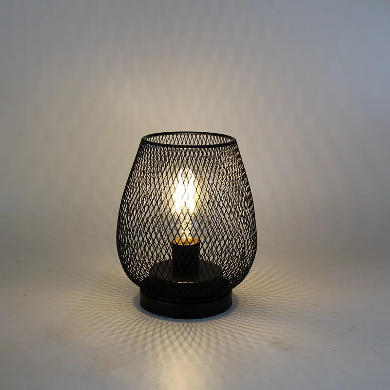 Декоративная настольная лампа в скандинавском индустриальном стиле для птичьей