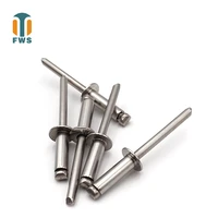 20pcs m4 8 multi size high quality gb12618 4 din en iso15983 stainless steel round head blind rivets for furniture car aircraft