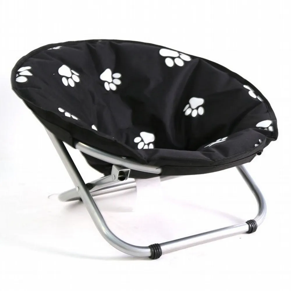 Satin Al Katlanır Pet Sandalye Yuvarlak Köpek Kedi Recliner Yatak Kulübesi Rahat Pet Kanepe Yıkanabilir şezlong Taşınabilir Köpek Yuva Yastık